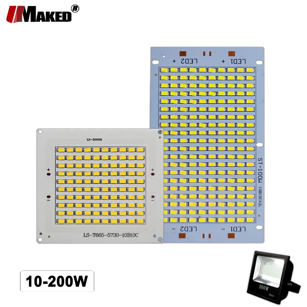 LED PCB   ÷Ʈ ŰƮ 10W 20W 30W 50W 100W 150W 200W SMD5730 ߿ Ʈ   г DIY ü, 10 